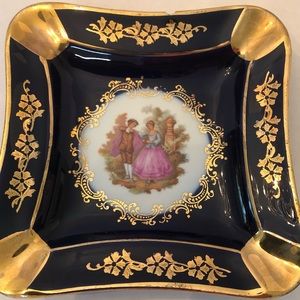 Limoges France vintage ash tray